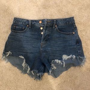 Wild Fable high waisted denim cut off shorts!